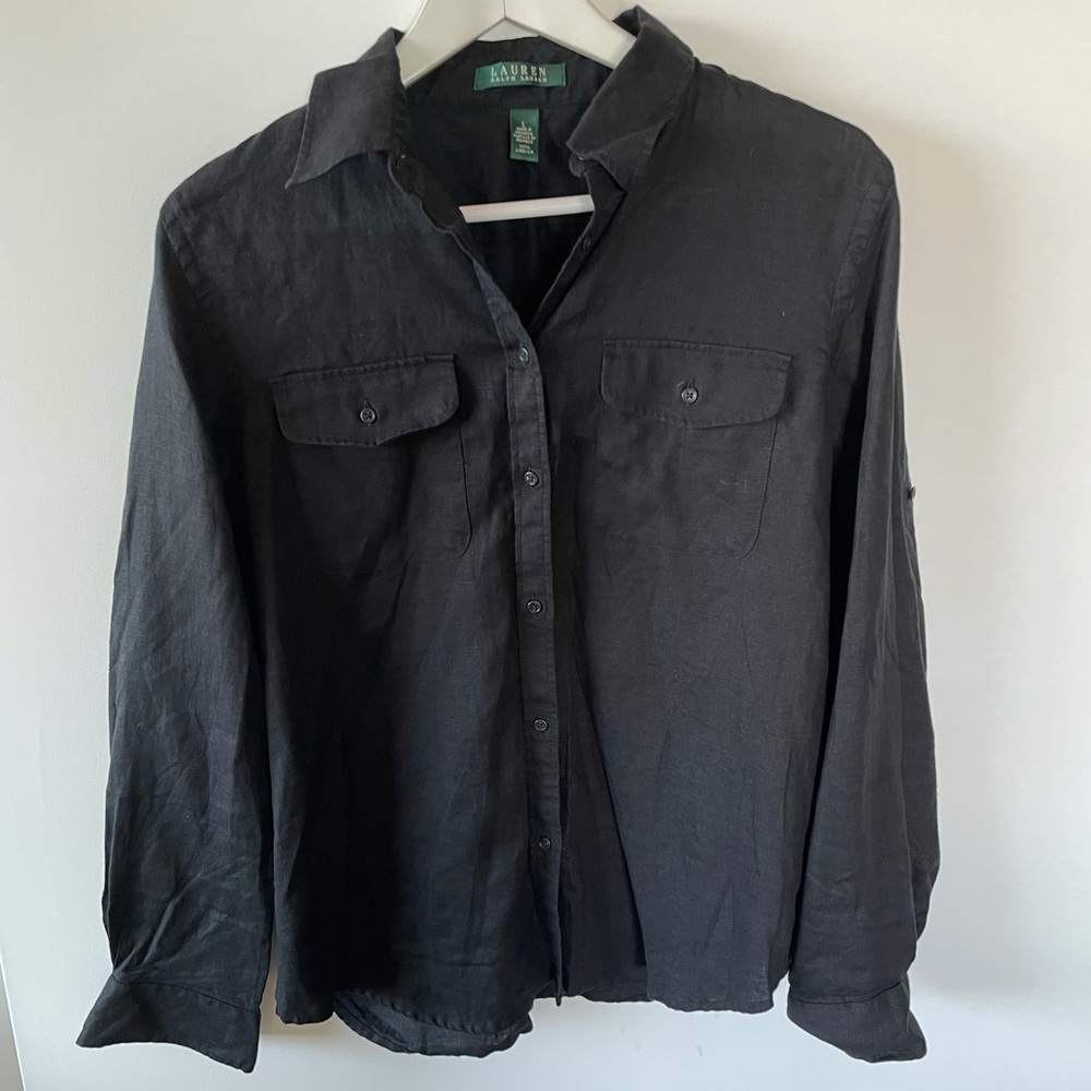 Ralph Lauren button top (Worn ONE time)